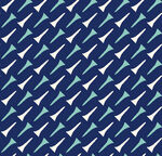 蓝白几何线条无缝图案