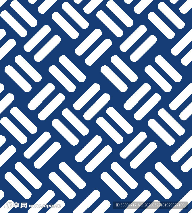 蓝白几何条纹图案