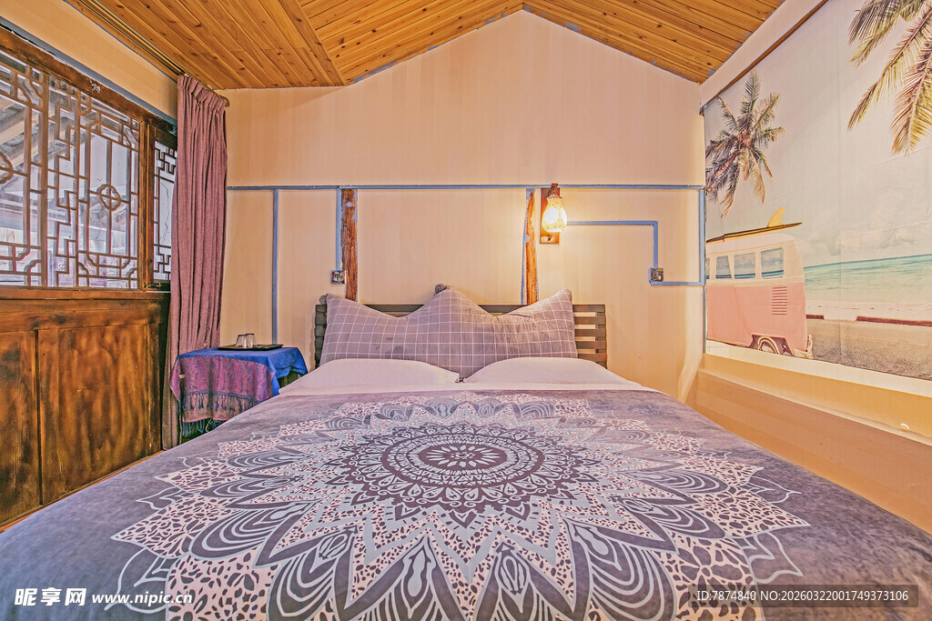 温馨浪漫的卧室休憩空间