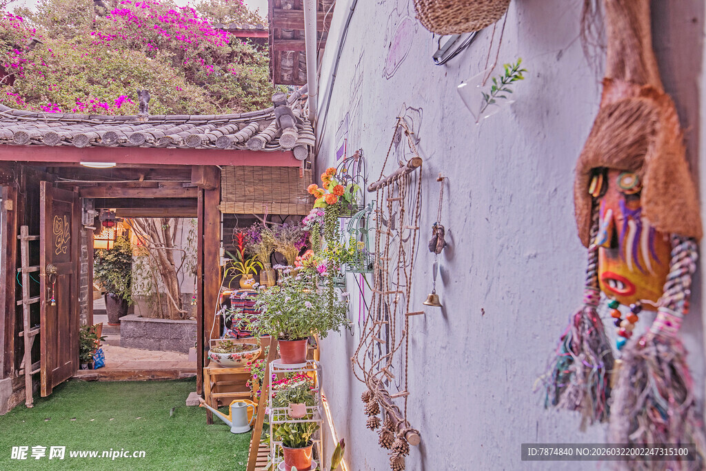 小院景致 洋溢生活氛围感