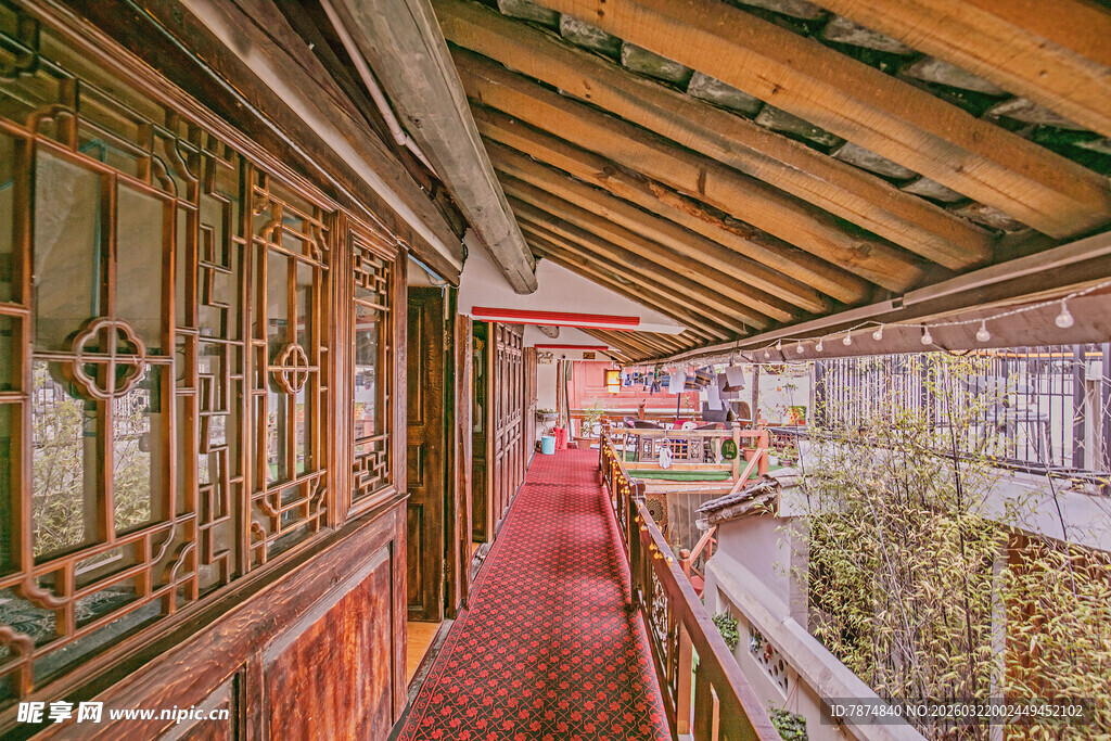 中式古风长廊 古韵悠长