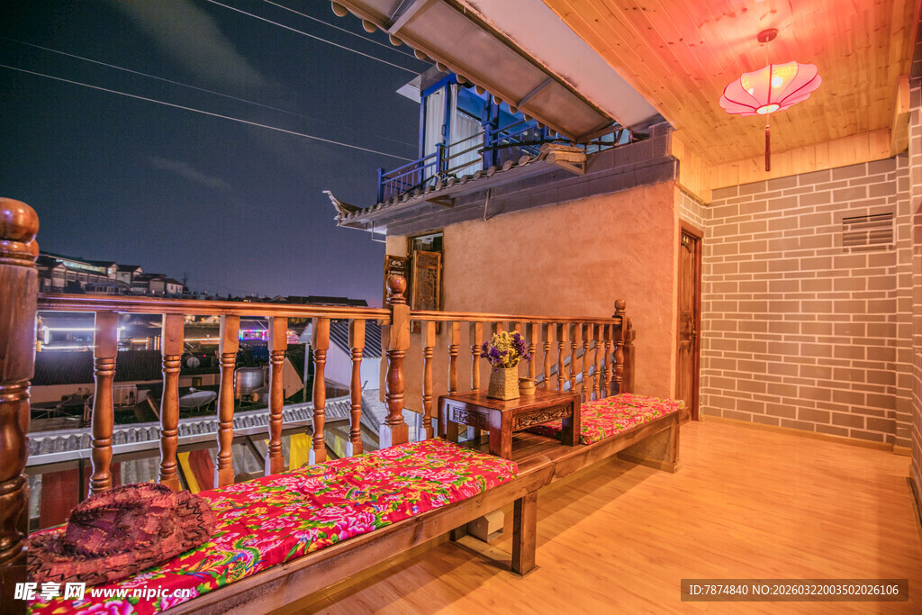 温馨雅致的室内景观一角