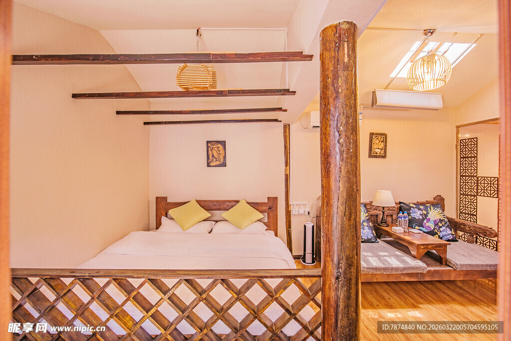 温馨日式风格卧室空间