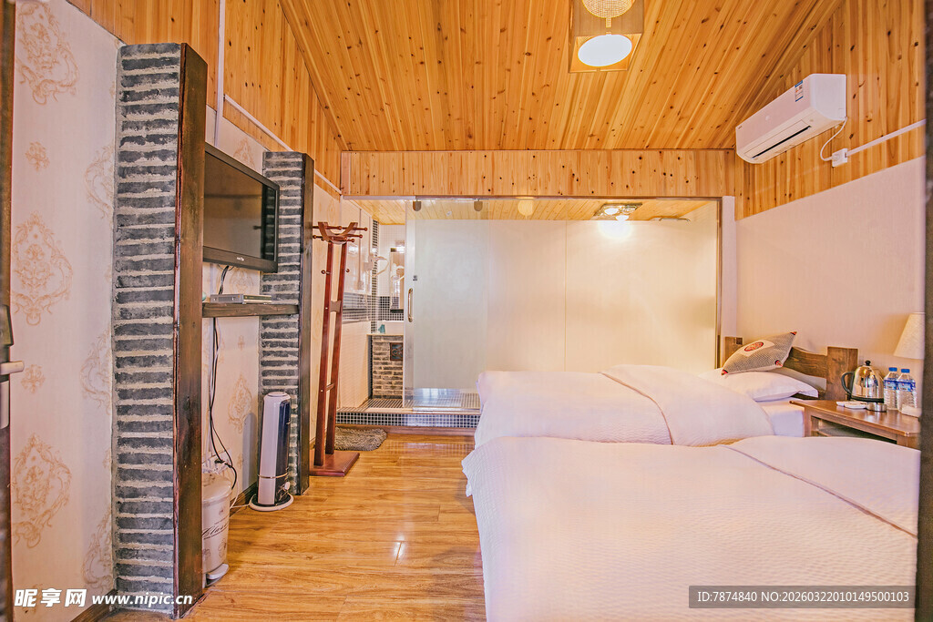 温馨日式风格卧室空间