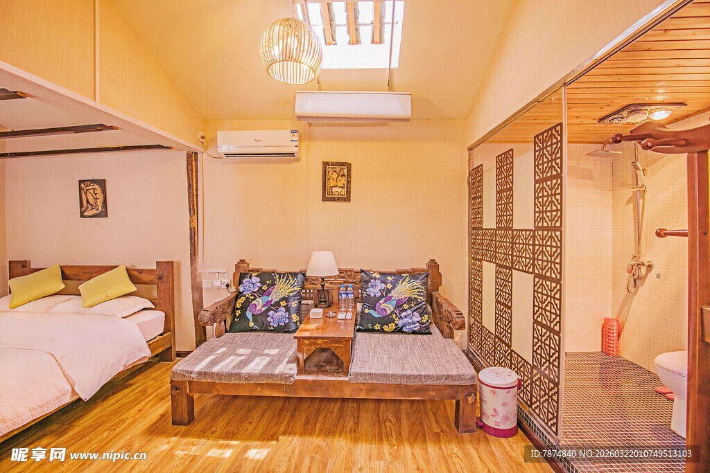 温馨日式风格卧室空间