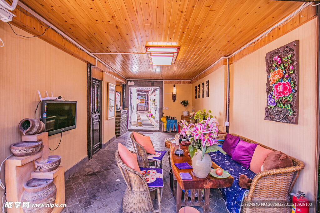 温馨乡村风客厅室内场景