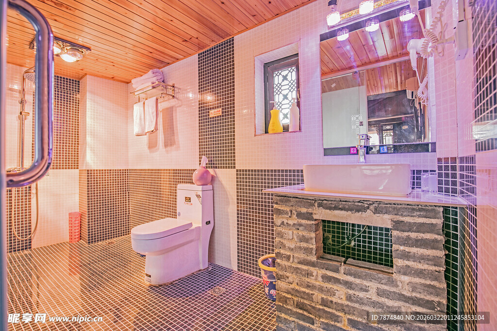 现代风浴室设计展示