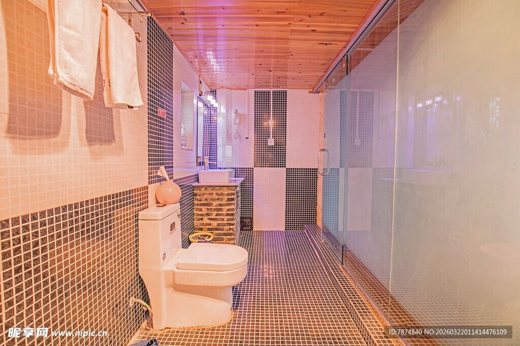 现代简约风卫生间过道