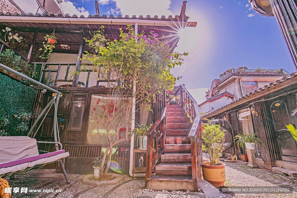 古巷小院的静谧景致