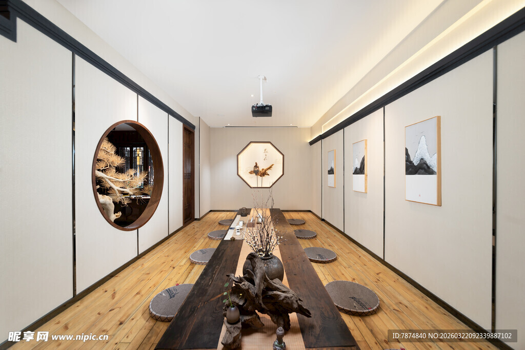 中式茶室 静谧雅致空间