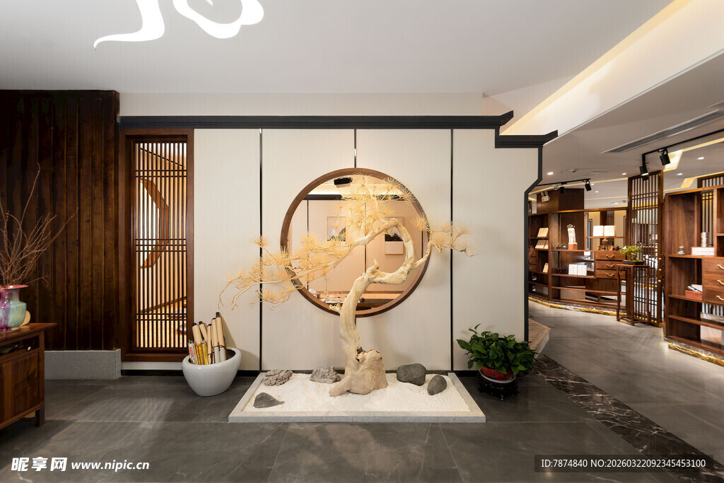 中式典雅室内装饰景观