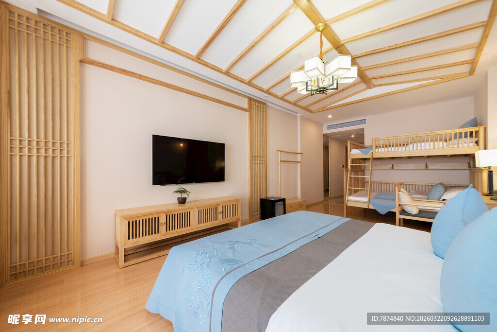 现代简约风温馨卧室空间