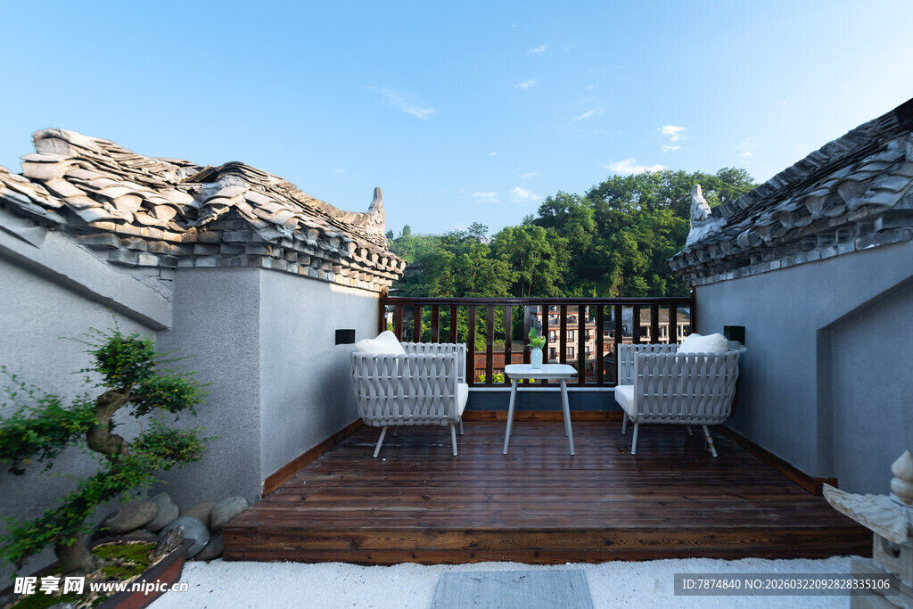 中式露台 静谧惬意空间