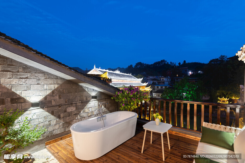 浪漫露台夜景休闲好去处