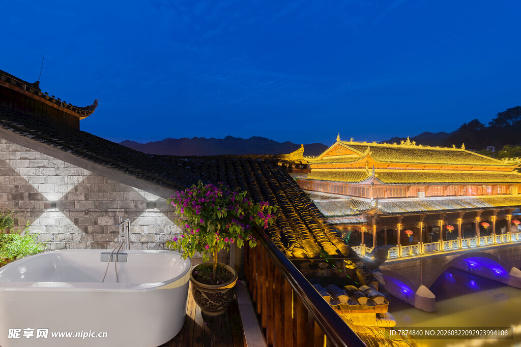 古建夜景 尽显东方韵味