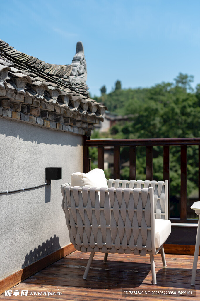 中式露台 闲适户外空间