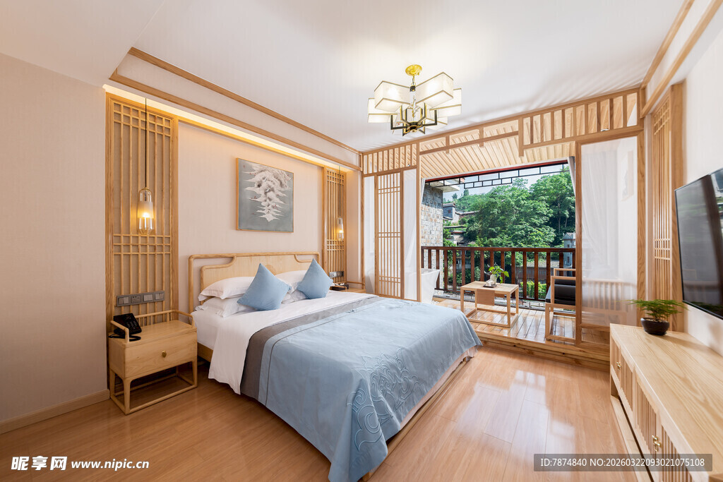 温馨雅致卧室室内装修图