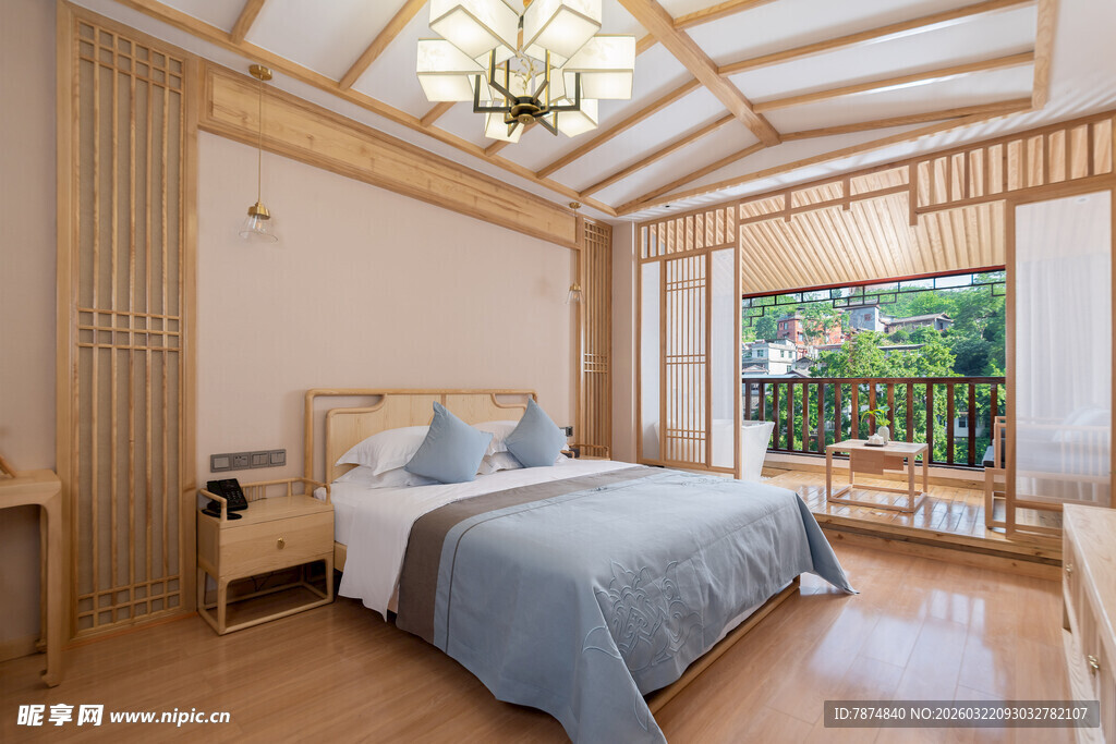 日式风格温馨卧室空间