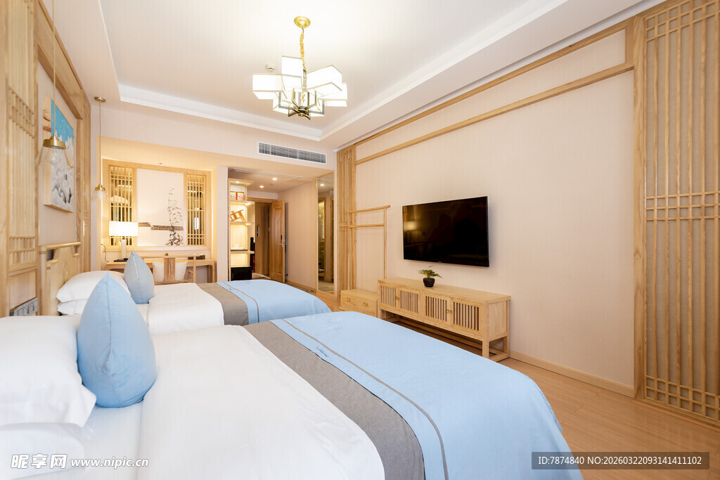 温馨典雅的双人卧室空间