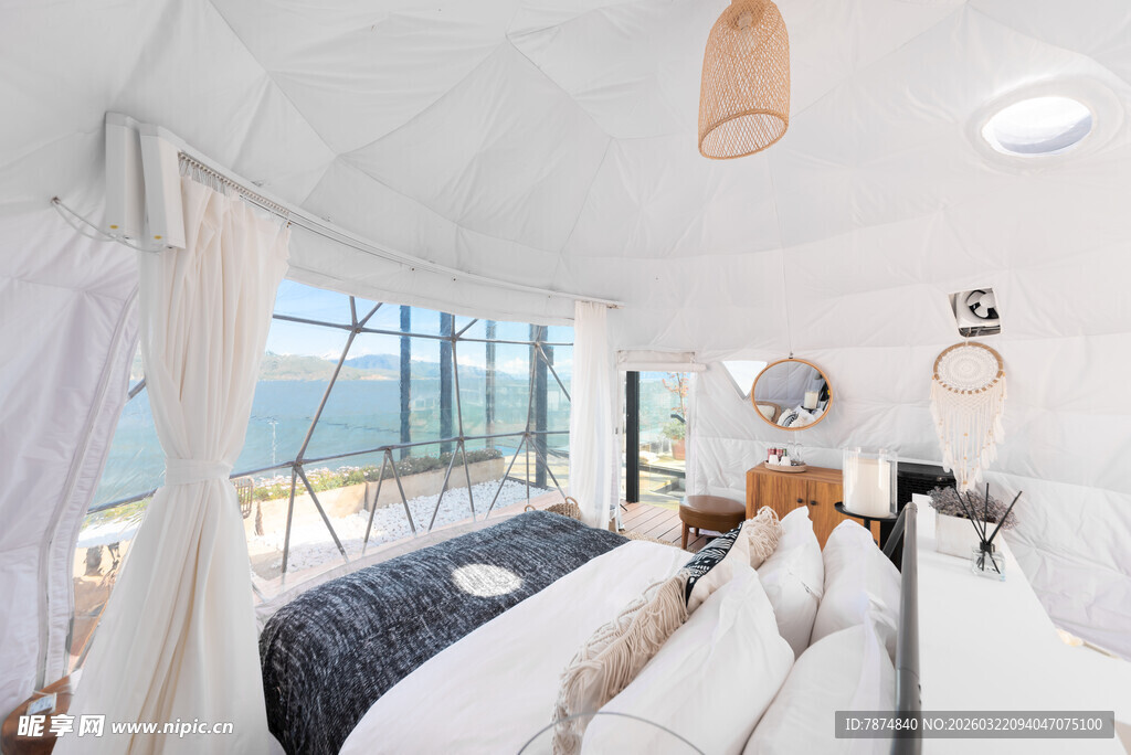 海景圆顶卧室 惬意休憩空间