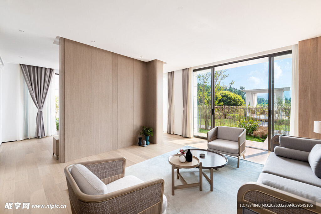 现代简约风格客厅室内景