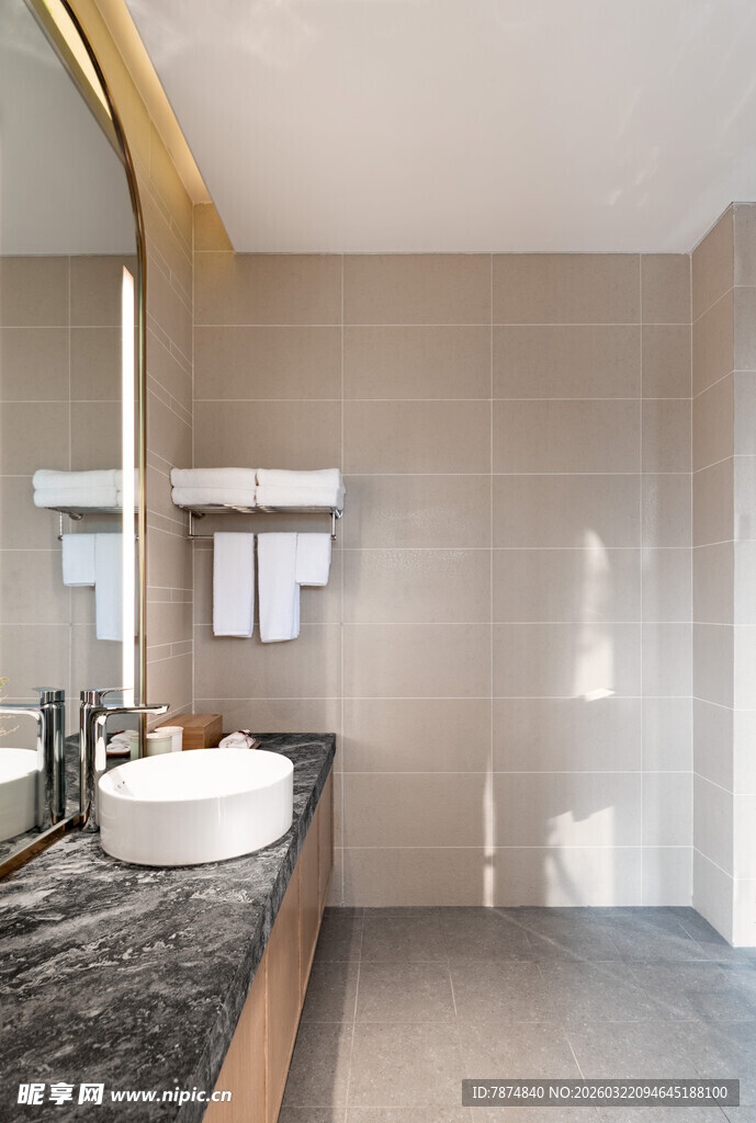 现代简约风格浴室一角