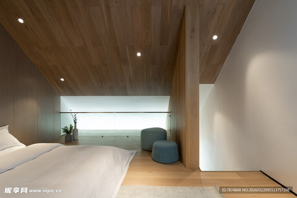 现代简约风卧室温馨空间