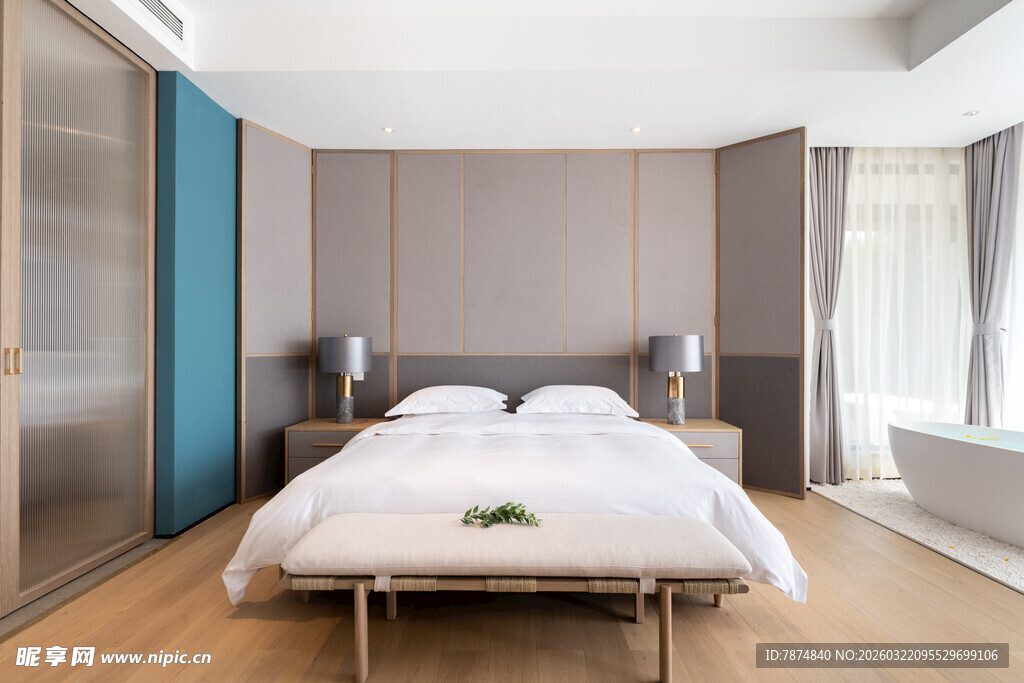 现代简约风格卧室展示
