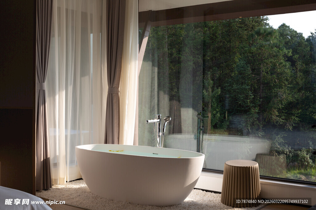 现代简约风浴室全景