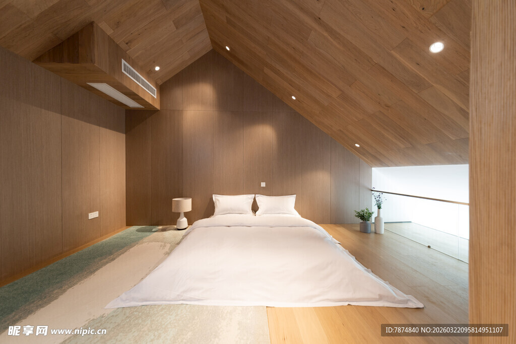 木质简约风格温馨卧室