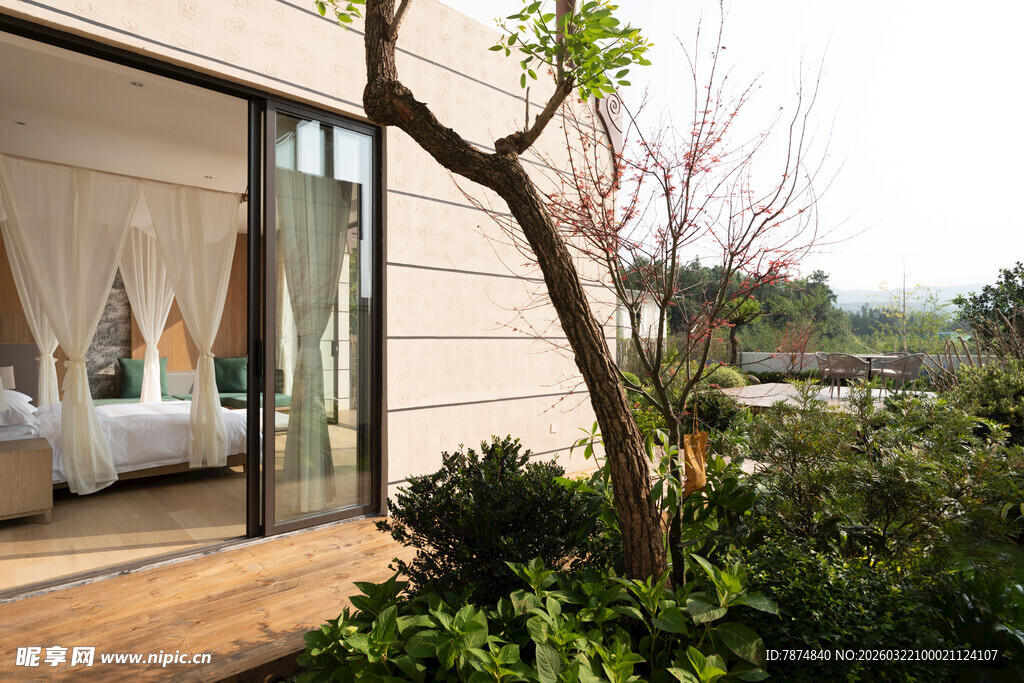 现代简约风住宅户外景观