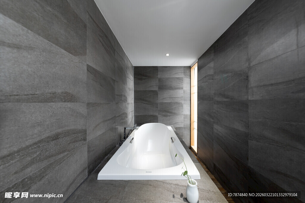 现代简约风灰色系浴室