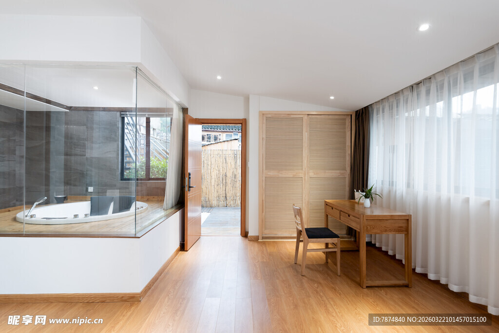 现代简约风明亮室内空间