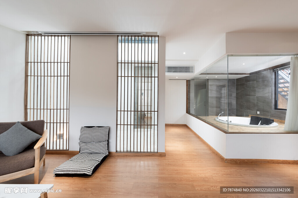 现代简约风格客厅室内景