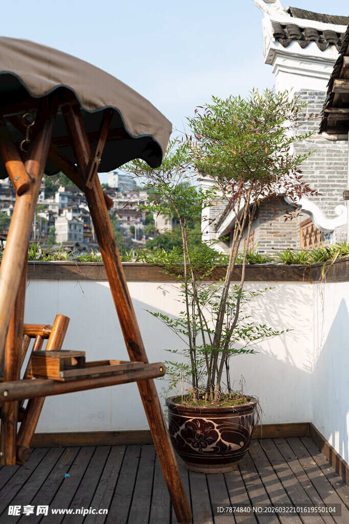 露台休闲角落 惬意时光