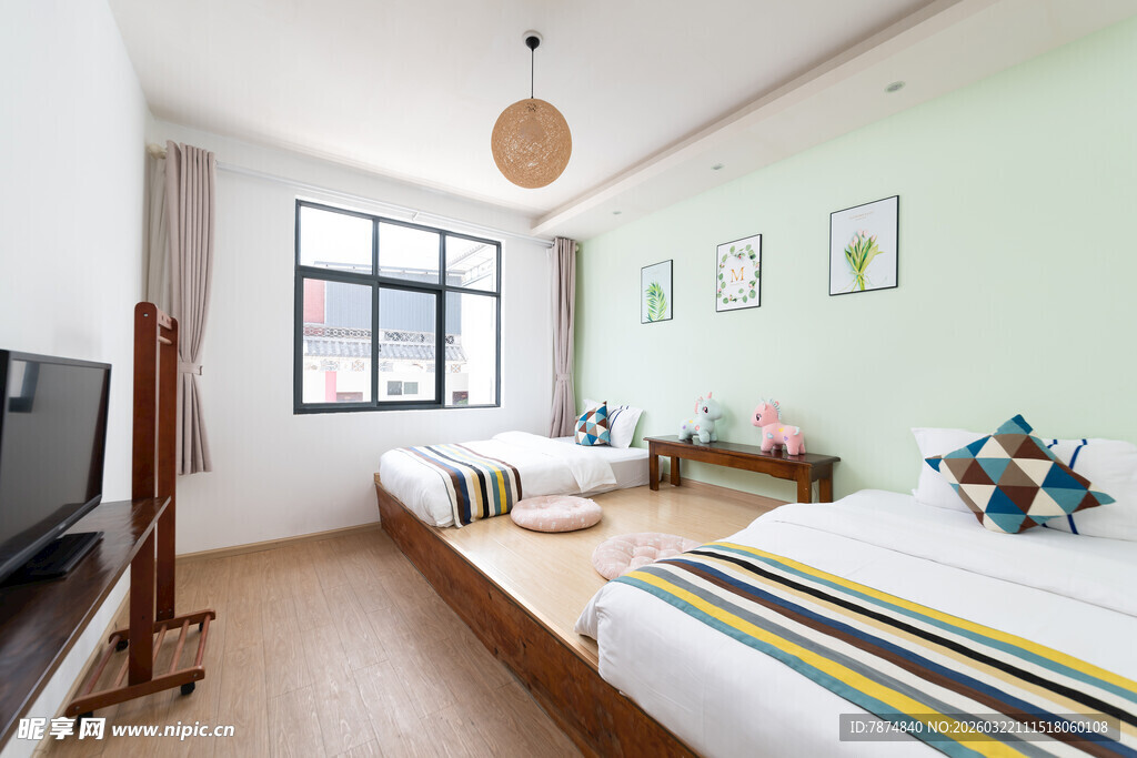 清新儿童房 温馨舒适空间