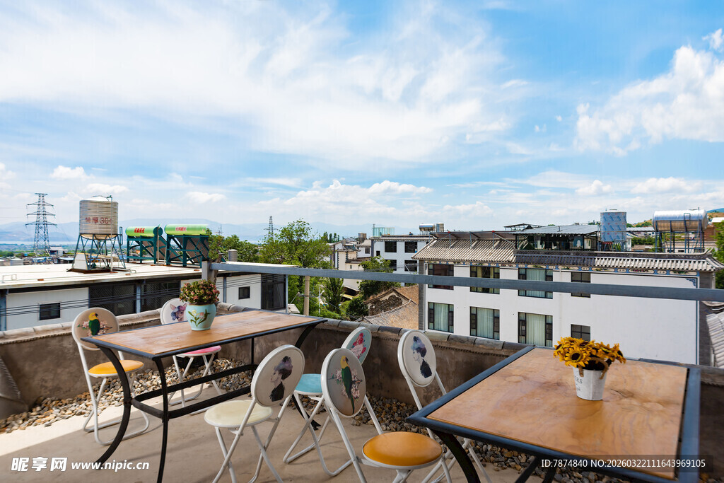 屋顶惬意休闲空间