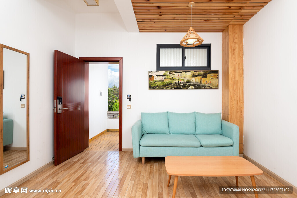 简约客厅室内温馨家居场景