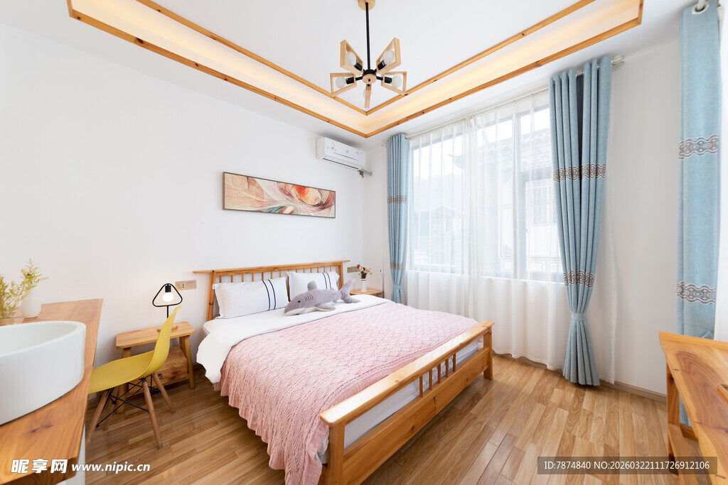 简约温馨儿童卧室空间