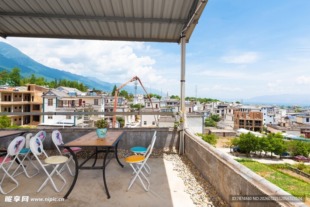 露台美景 惬意休闲时光