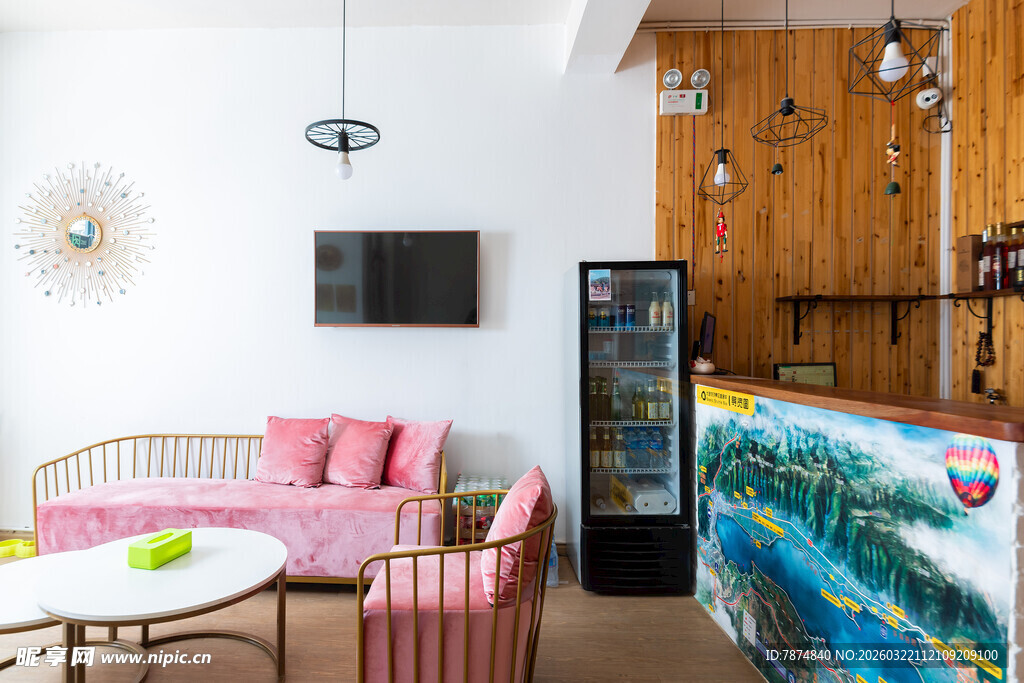 温馨时尚的室内休闲空间