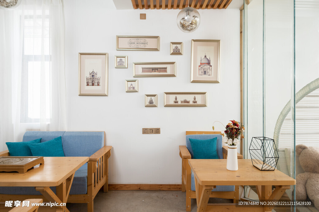 简约温馨的室内休闲空间