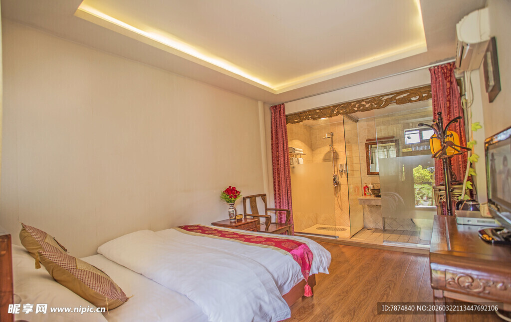 温馨舒适卧室室内场景