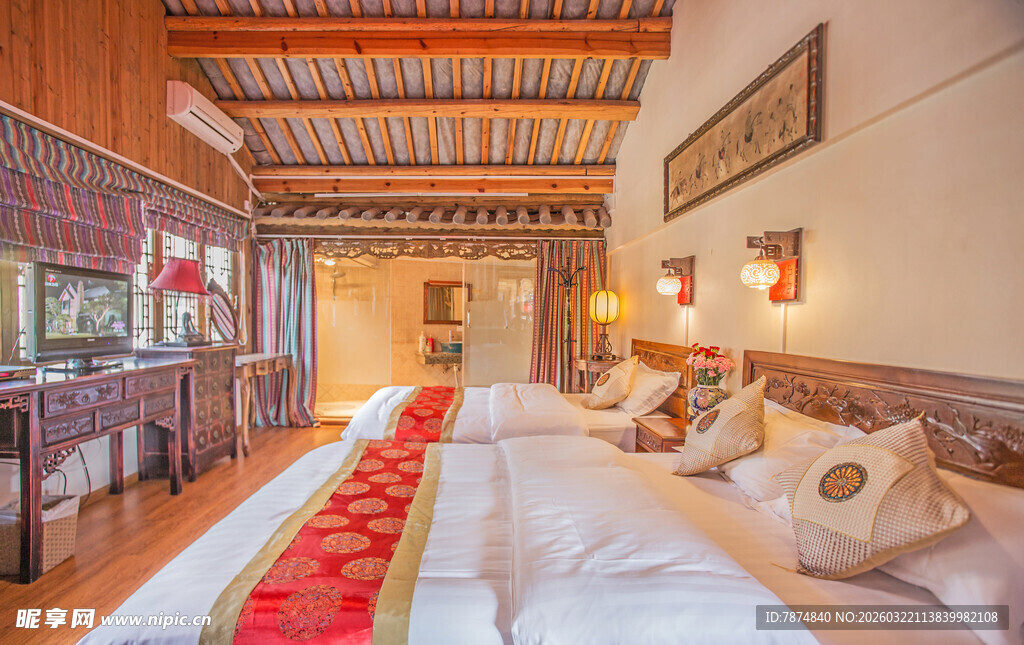 藏式风格豪华卧室