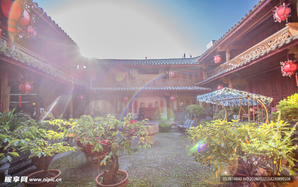 中式庭院美景 古韵悠然