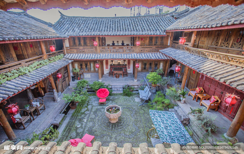 中式庭院 古韵雅致景致