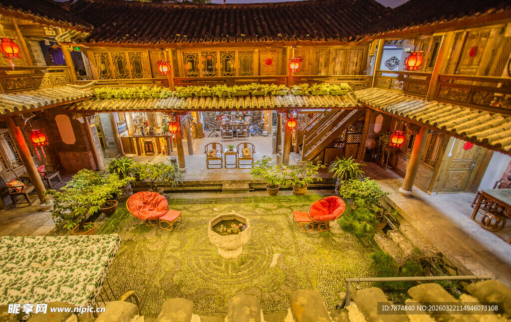 古色古香中式庭院景观