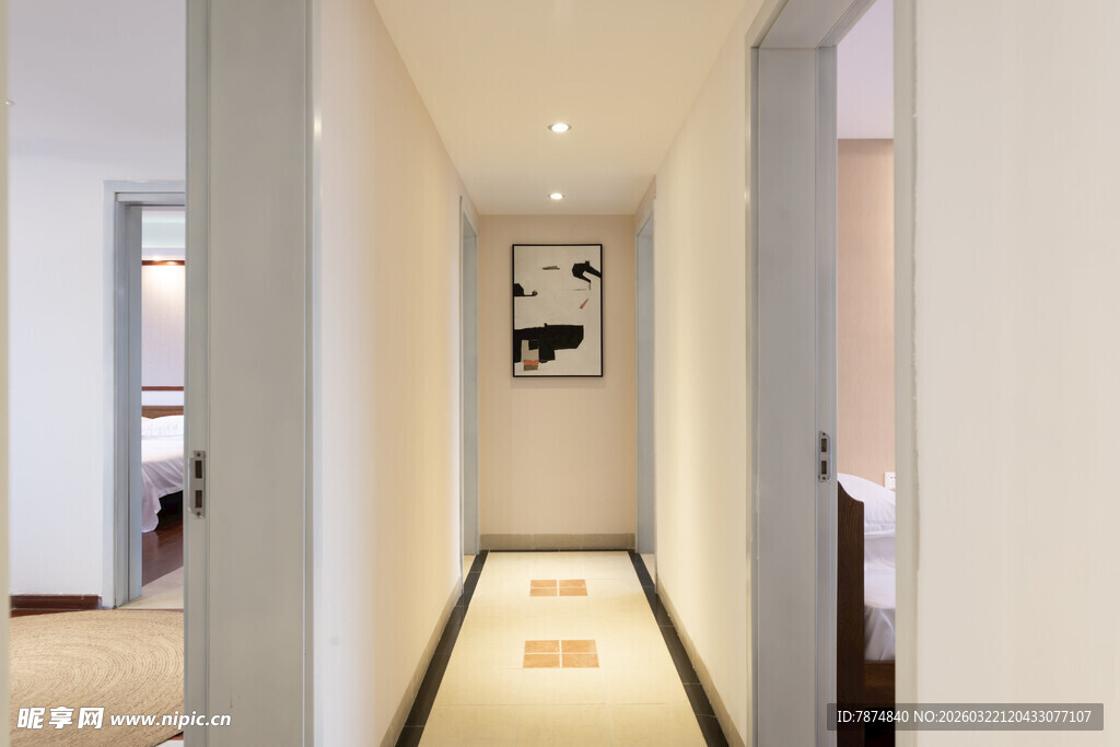 现代简约风格走廊过道