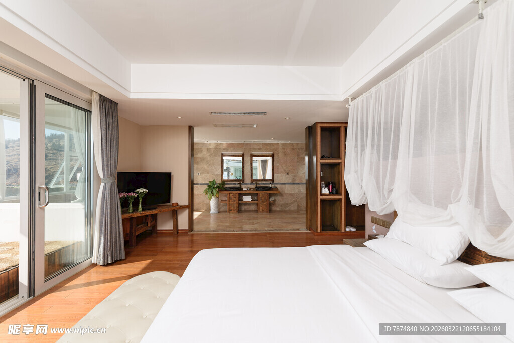 简约雅致的现代卧室空间