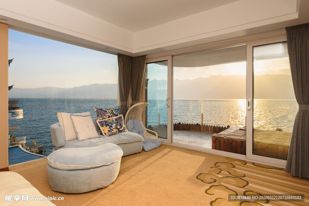 海景豪华卧室观景空间